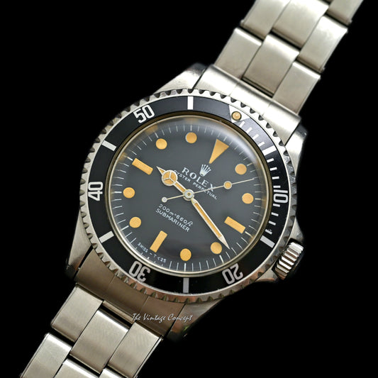 Rolex Steel Submariner Meter First with Pumpkin Indexes Ref. 5513