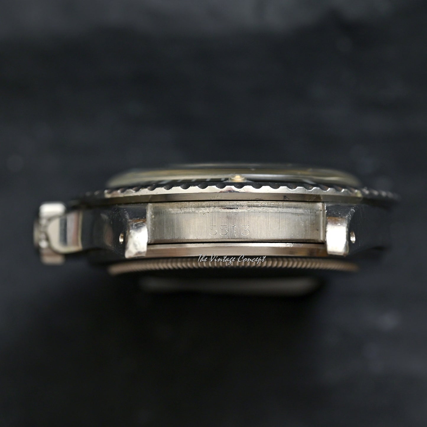 Rolex Steel Submariner Meter First with Pumpkin Indexes Ref. 5513