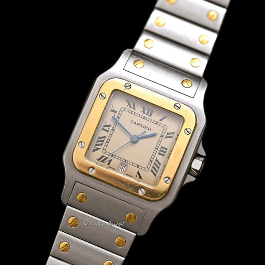 Cartier Two-Tones Santos Galbee with Quartz Ref. 187901