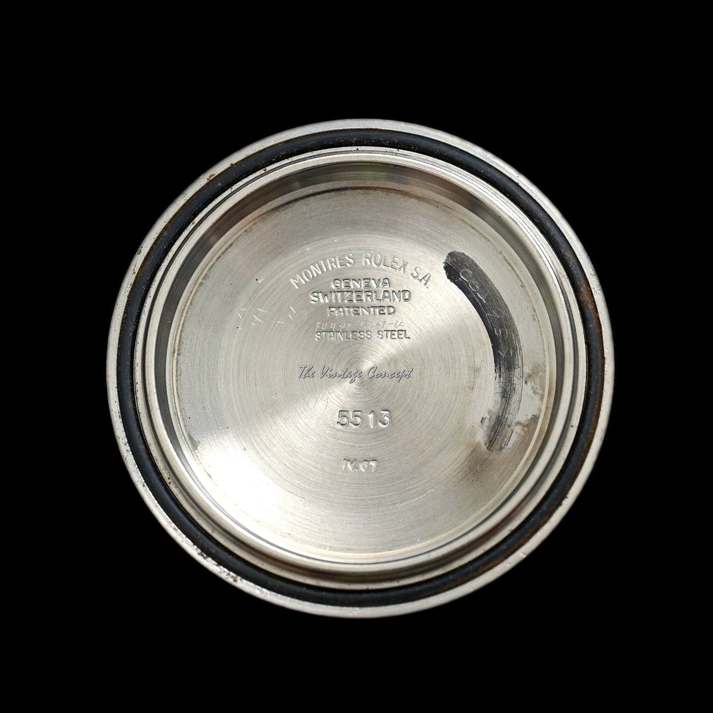 Rolex Steel Submariner Meter First with Pumpkin Indexes Ref. 5513