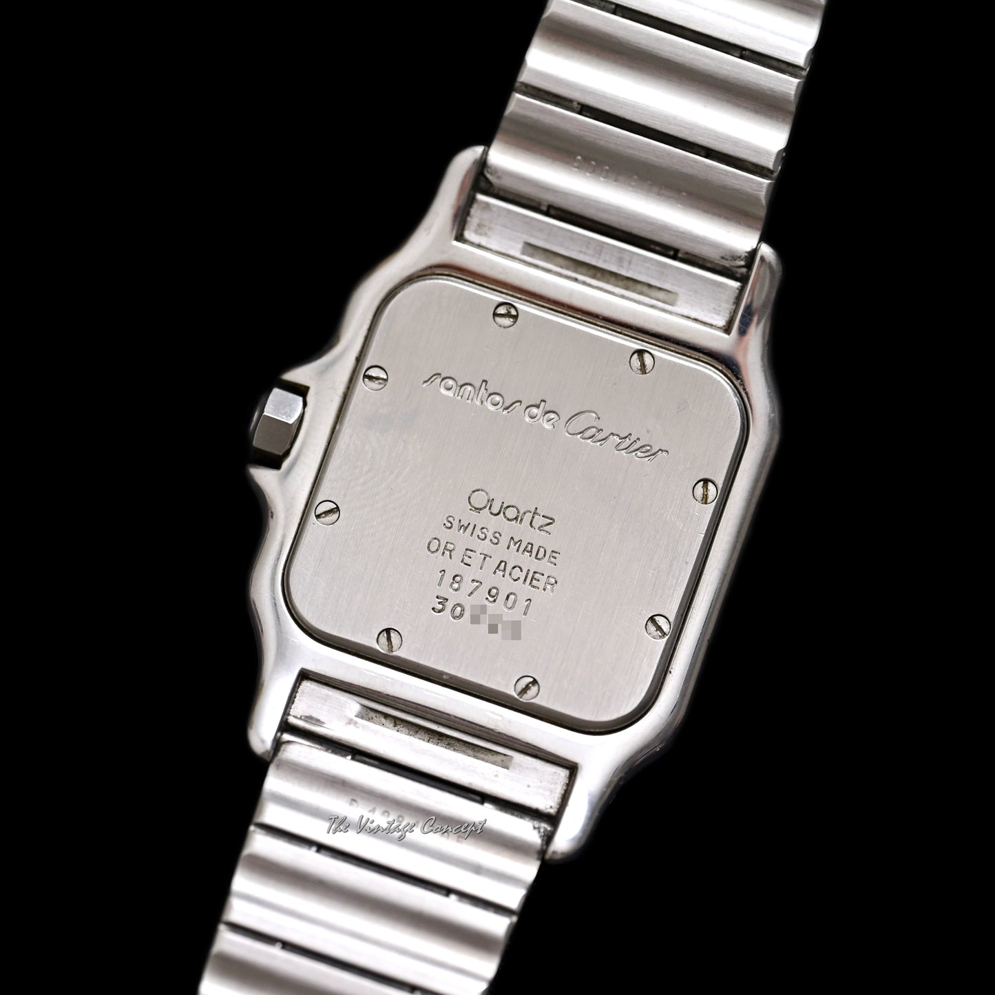 Cartier Two-Tones Santos Galbee with Quartz Ref. 187901