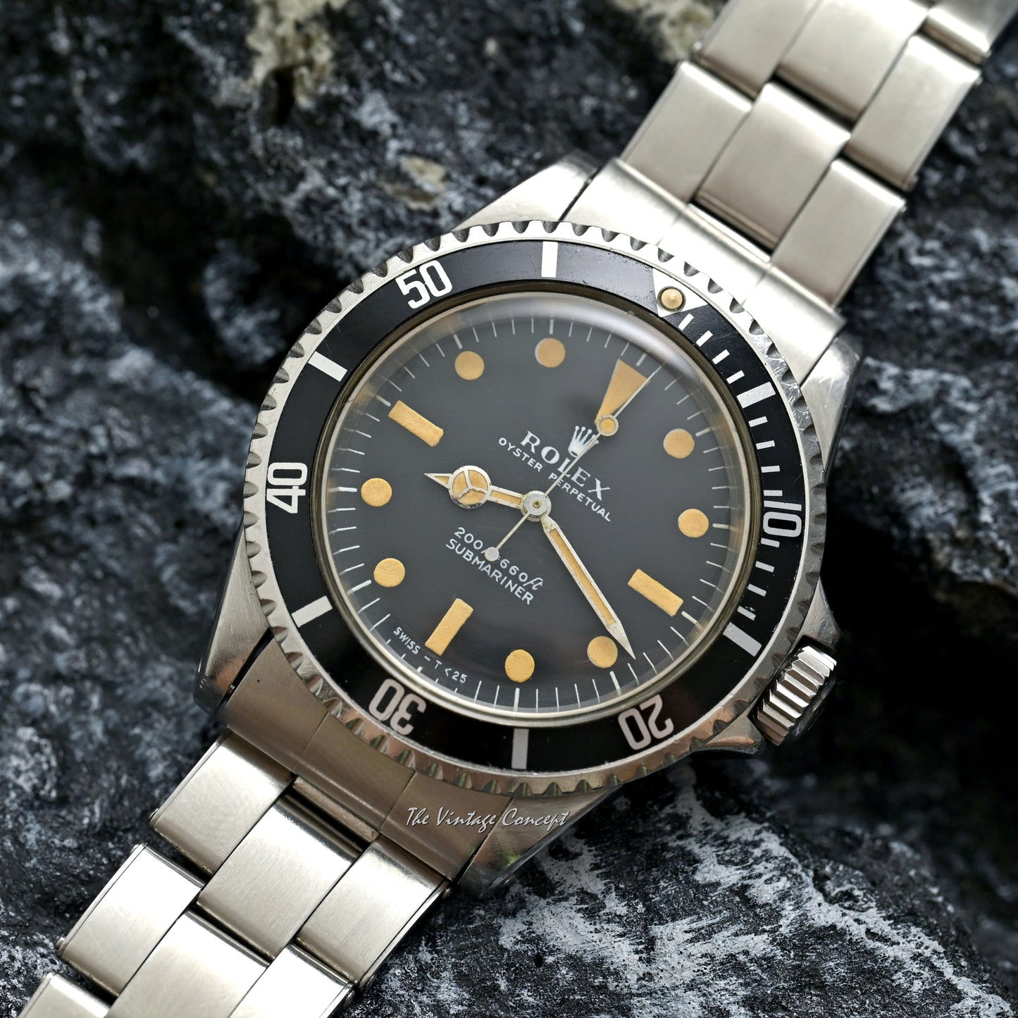 Rolex Steel Submariner Meter First with Pumpkin Indexes Ref. 5513