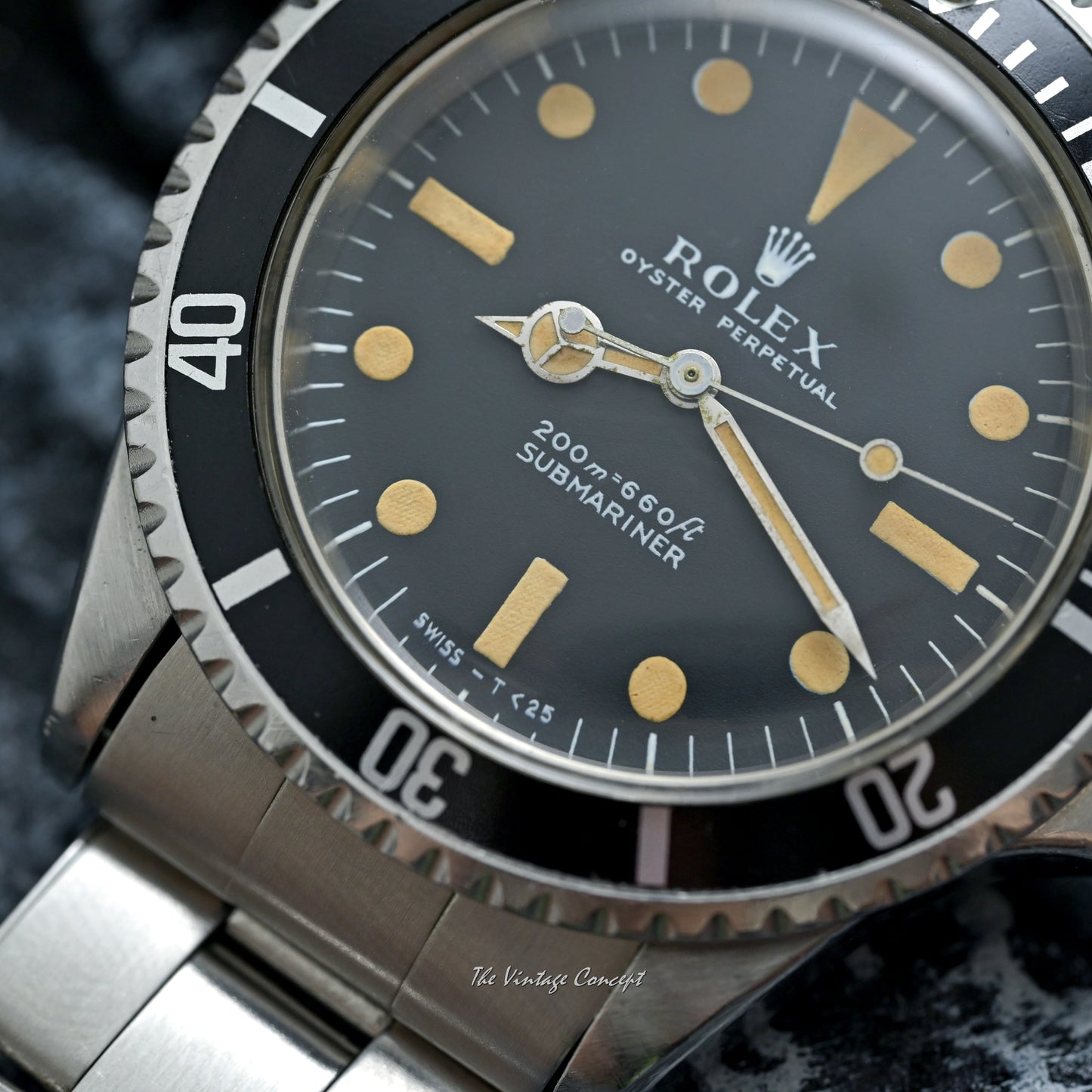 Rolex Steel Submariner Meter First with Pumpkin Indexes Ref. 5513