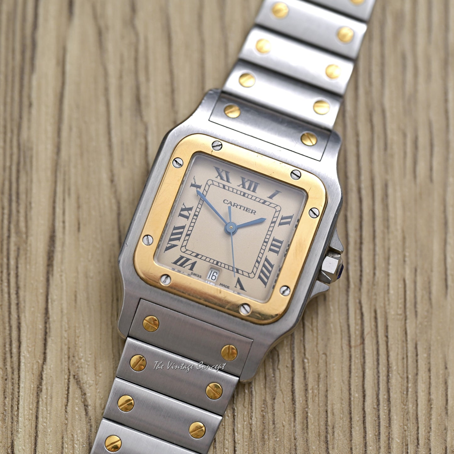 Cartier Two-Tones Santos Galbee with Quartz Ref. 187901