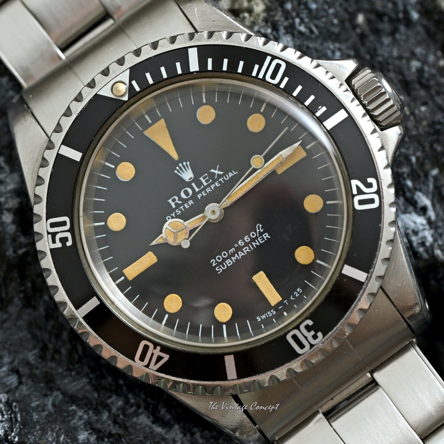 Rolex Steel Submariner Meter First with Pumpkin Indexes Ref. 5513