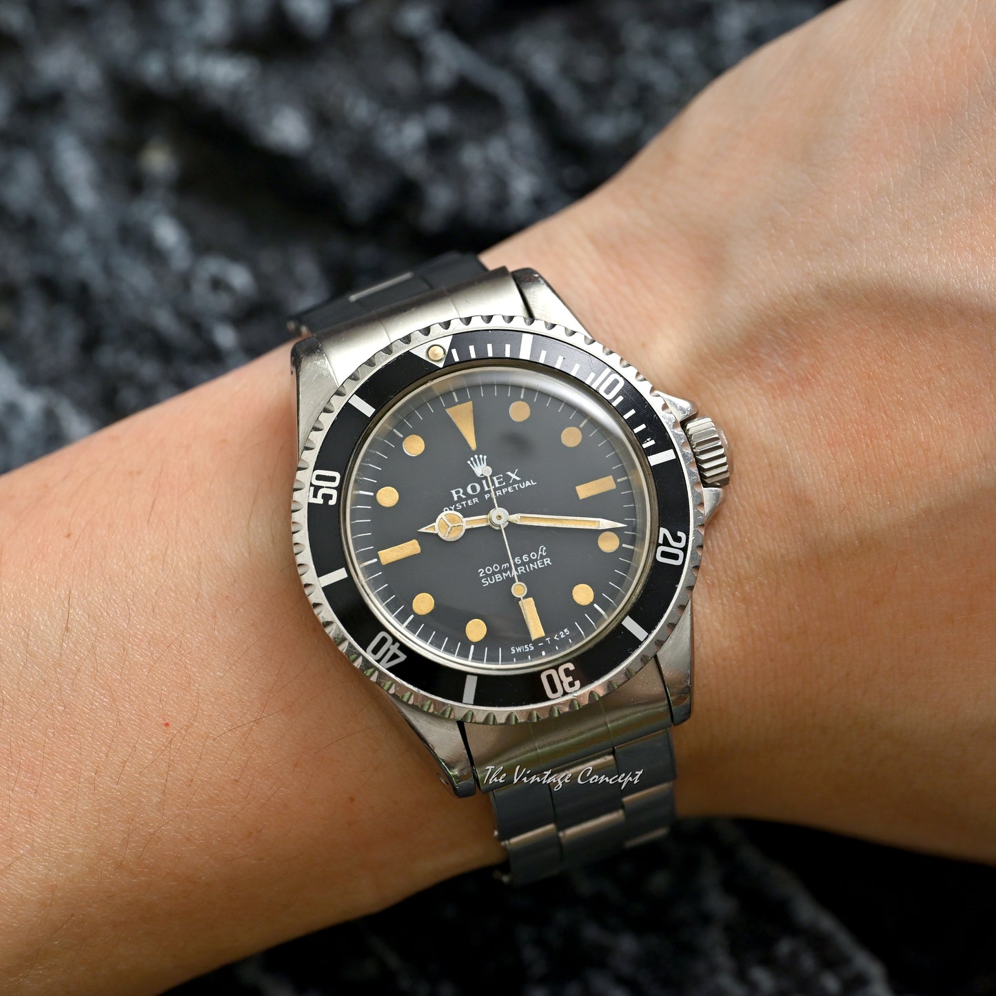 Rolex Steel Submariner Meter First with Pumpkin Indexes Ref. 5513