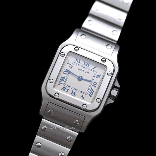 Cartier Steel Santos Galbee Small Size Quartz Ref. 1565
