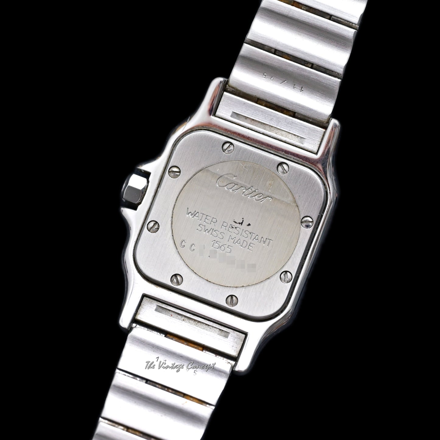 Cartier Steel Santos Galbee Small Size Quartz Ref. 1565