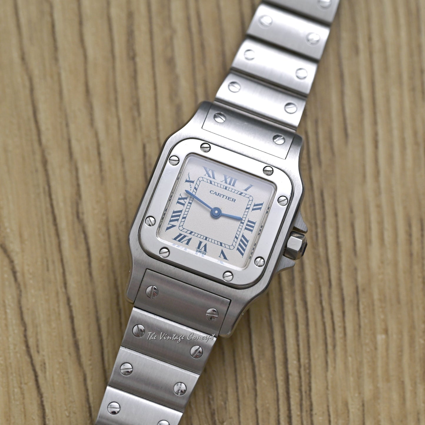 Cartier Steel Santos Galbee Small Size Quartz Ref. 1565