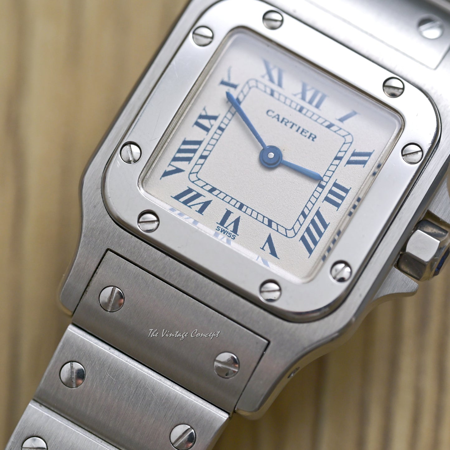 Cartier Steel Santos Galbee Small Size Quartz Ref. 1565