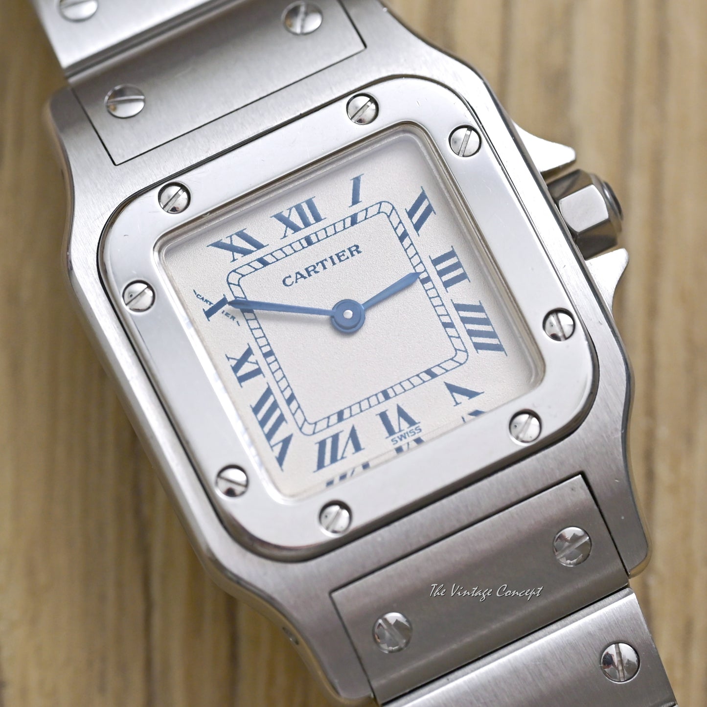 Cartier Steel Santos Galbee Small Size Quartz Ref. 1565