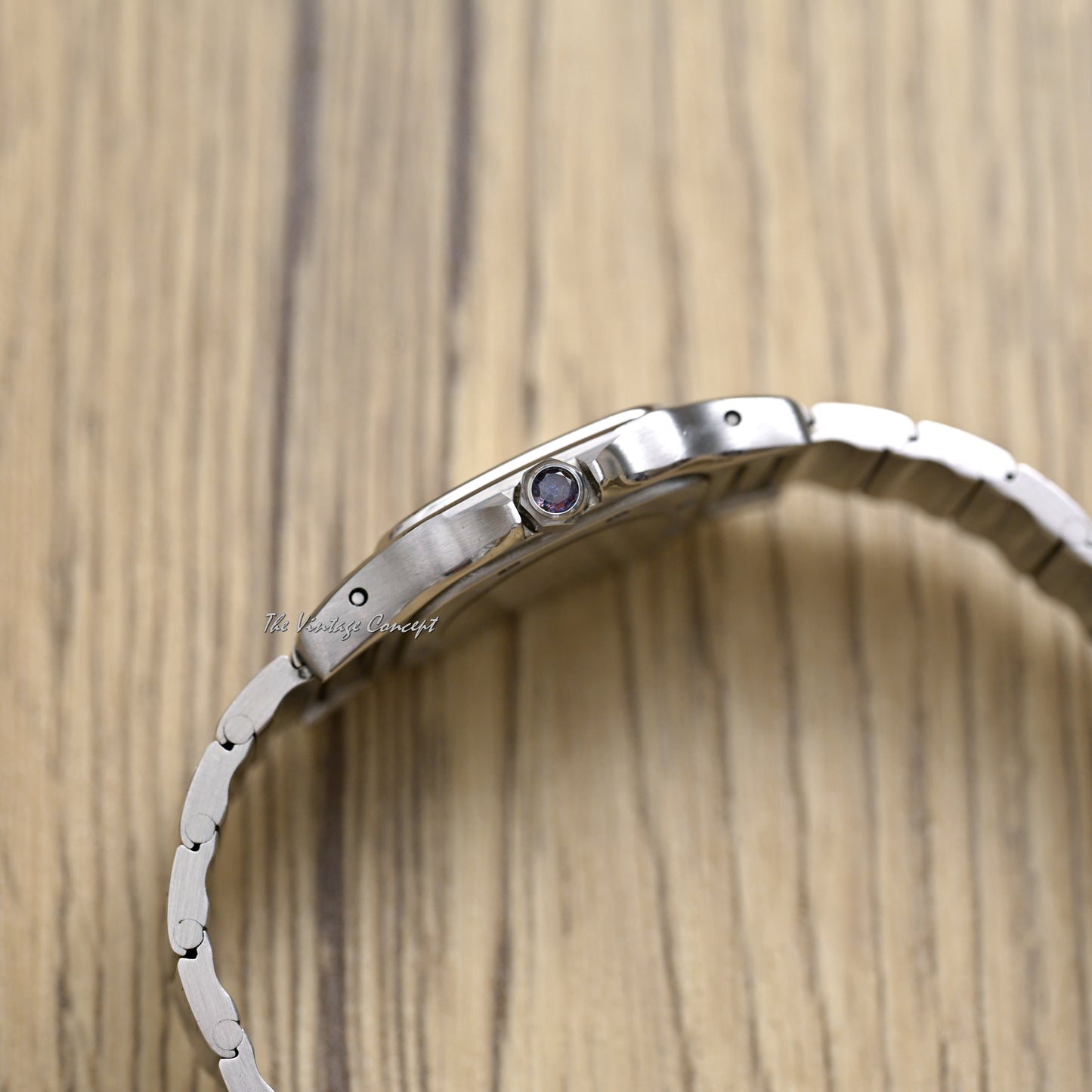 Cartier Steel Santos Galbee Small Size Quartz Ref. 1565