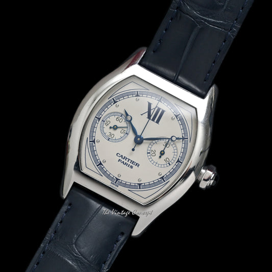 Cartier 18K White Gold Monopoussoir Tortue CPCP w/ Full set Ref. 2396B