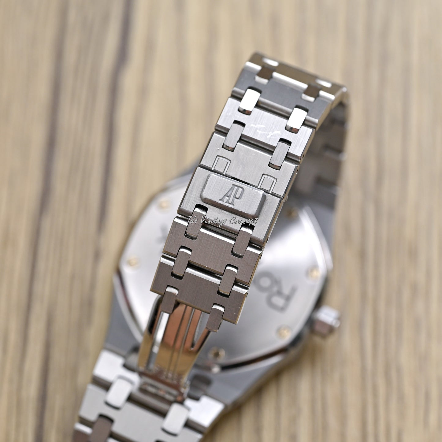Audemars Piguet Steel Royal Oak Blue Dial with Dual time, Power Reserve & Date w/ box Ref. 25730ST