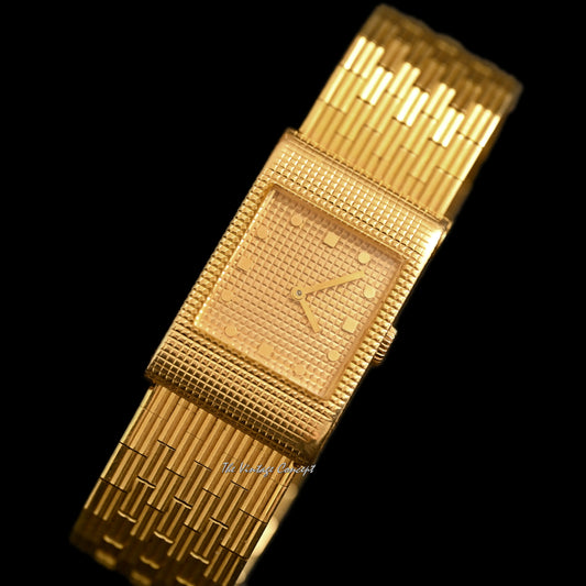 Boucheron 18K Yellow Gold Paris Reflet Omega Manual Wind w/ Original Yellow Gold Bracelet Ref. BT.908.247