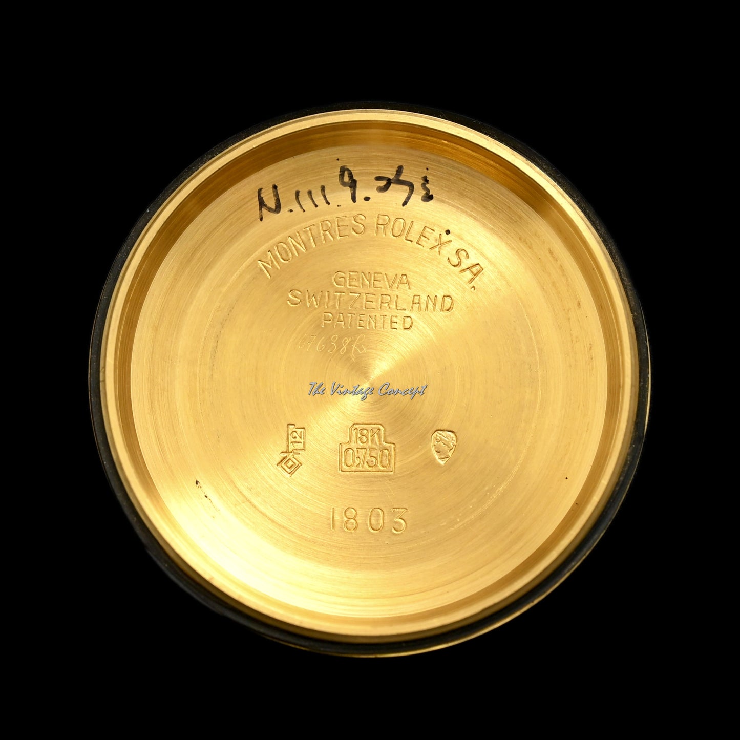 Rolex 18K Yellow Gold Day-Date Gold Dial w/ Box, paper, tags & booklet Ref. 1803