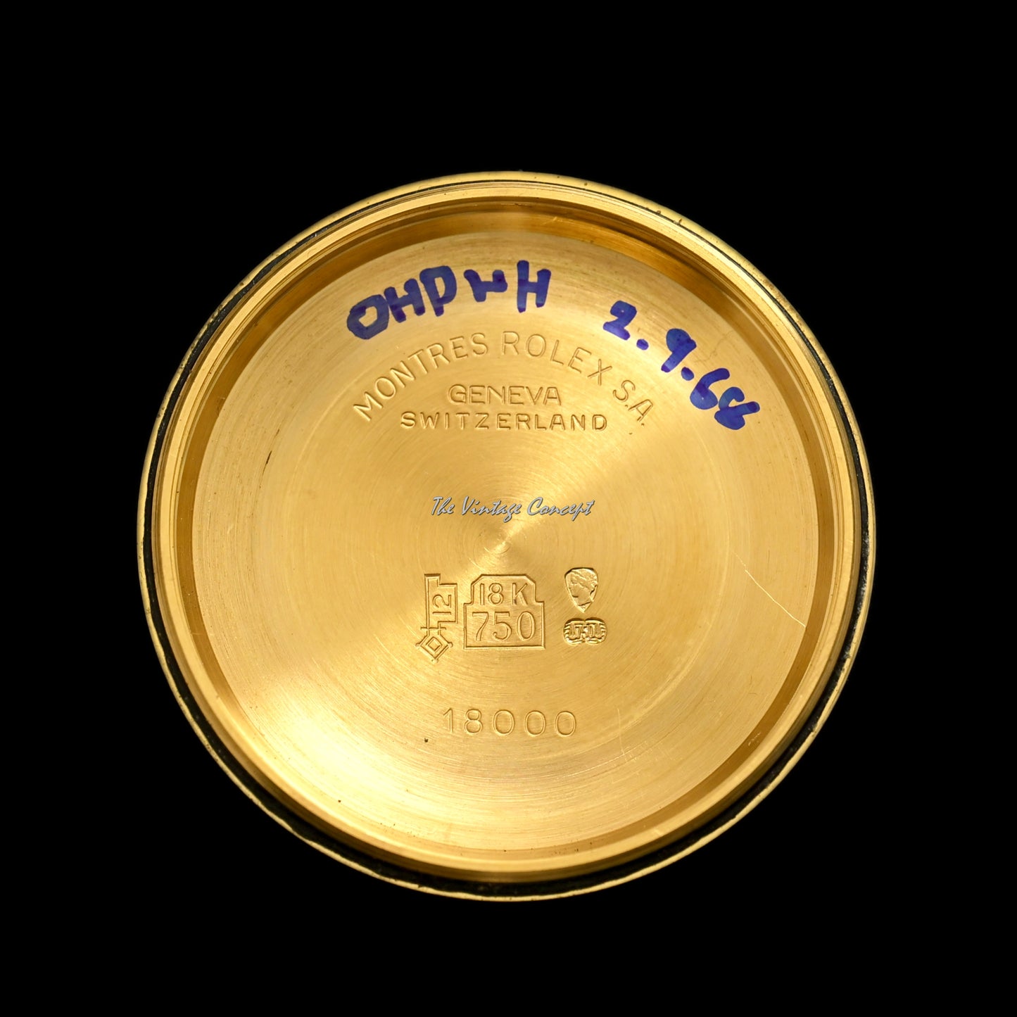 Rolex 18K Yellow Gold Day-Date Stella Gradient Oxblood Dial with Diamond Indexes w/ President Bracelet Ref. 18038