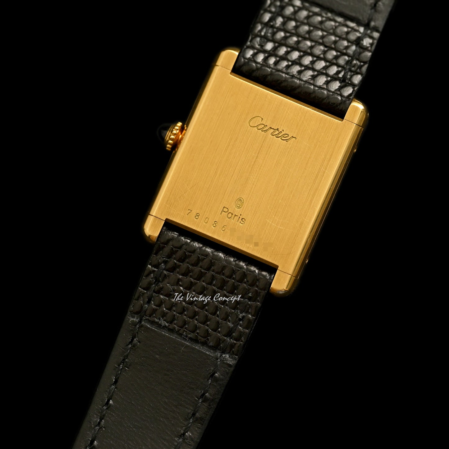 Cartier 18K Yellow Gold Tank Louis Manual Ref. 78086