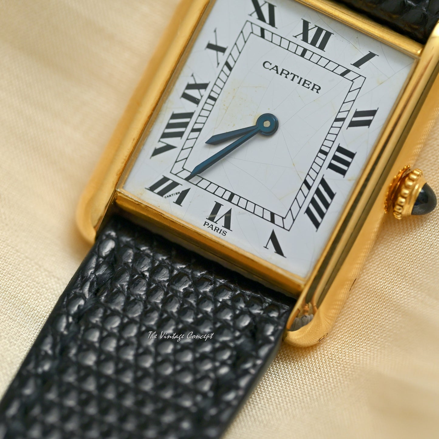 Cartier 18K Yellow Gold Tank Louis Manual Ref. 78086