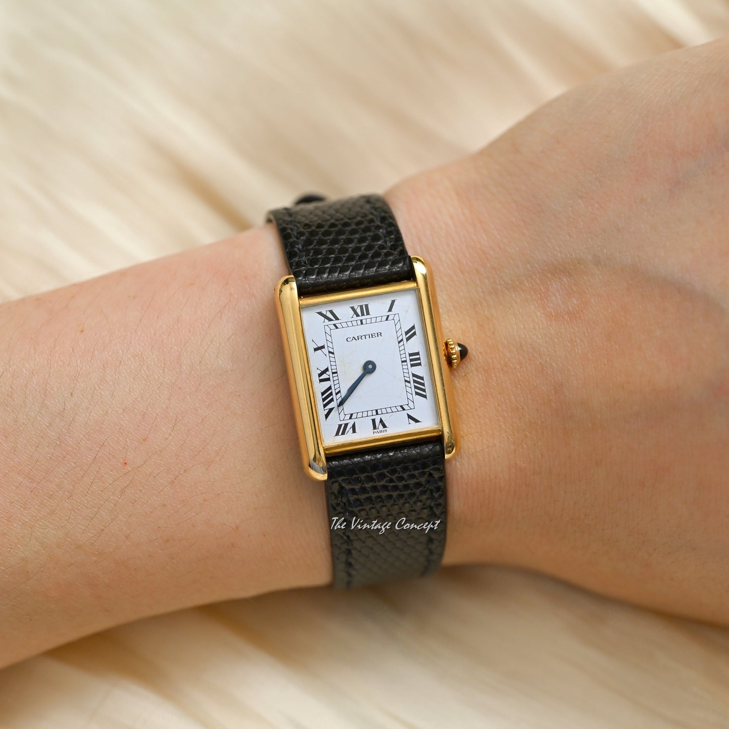 Cartier 18K Yellow Gold Tank Louis Manual Ref. 78086