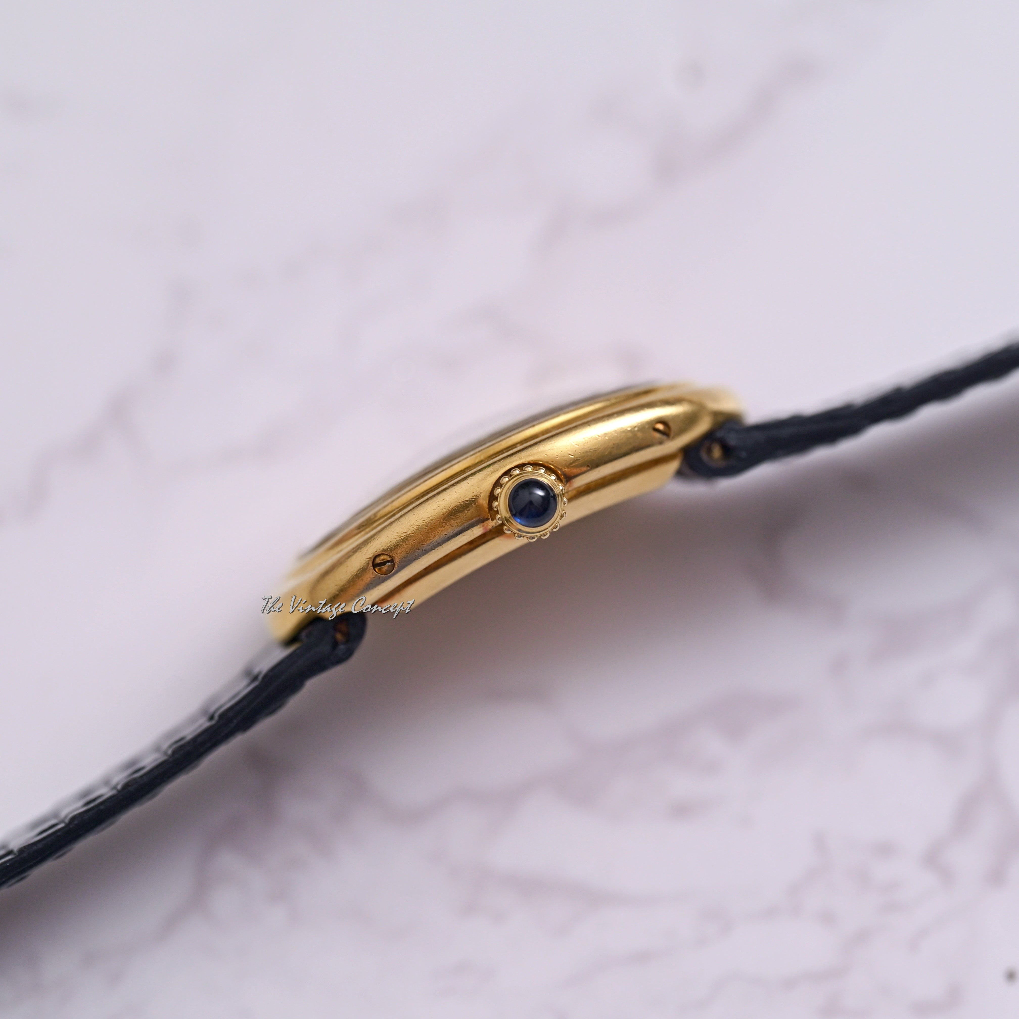 Cartier 18K Yellow Gold Baignoire Paris Dial Ref. 78094 – The