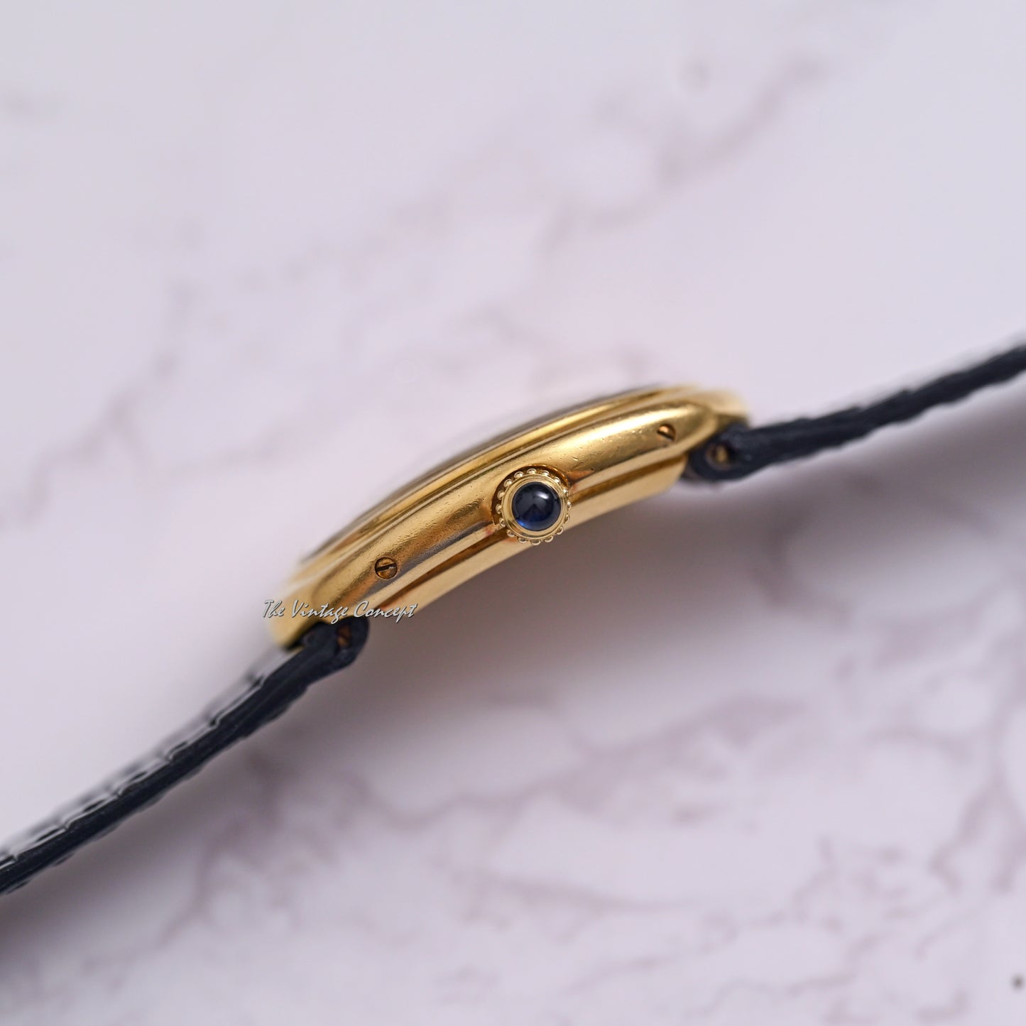 Cartier 18K Yellow Gold Baignoire Paris Dial Ref. 78094
