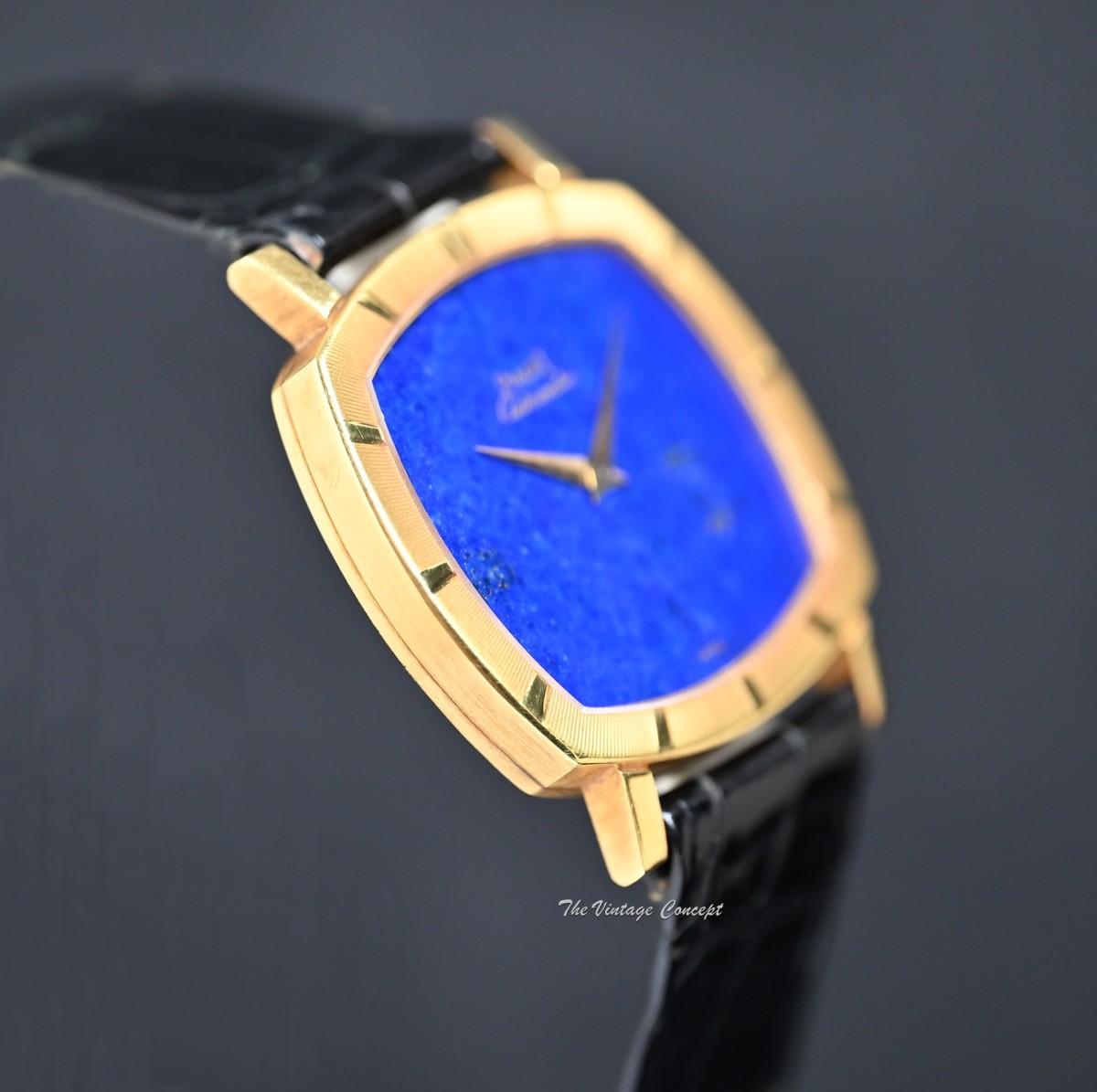 Piaget 18K Yellow Gold Lapis Lazuli Stone Dial Automatic 12423