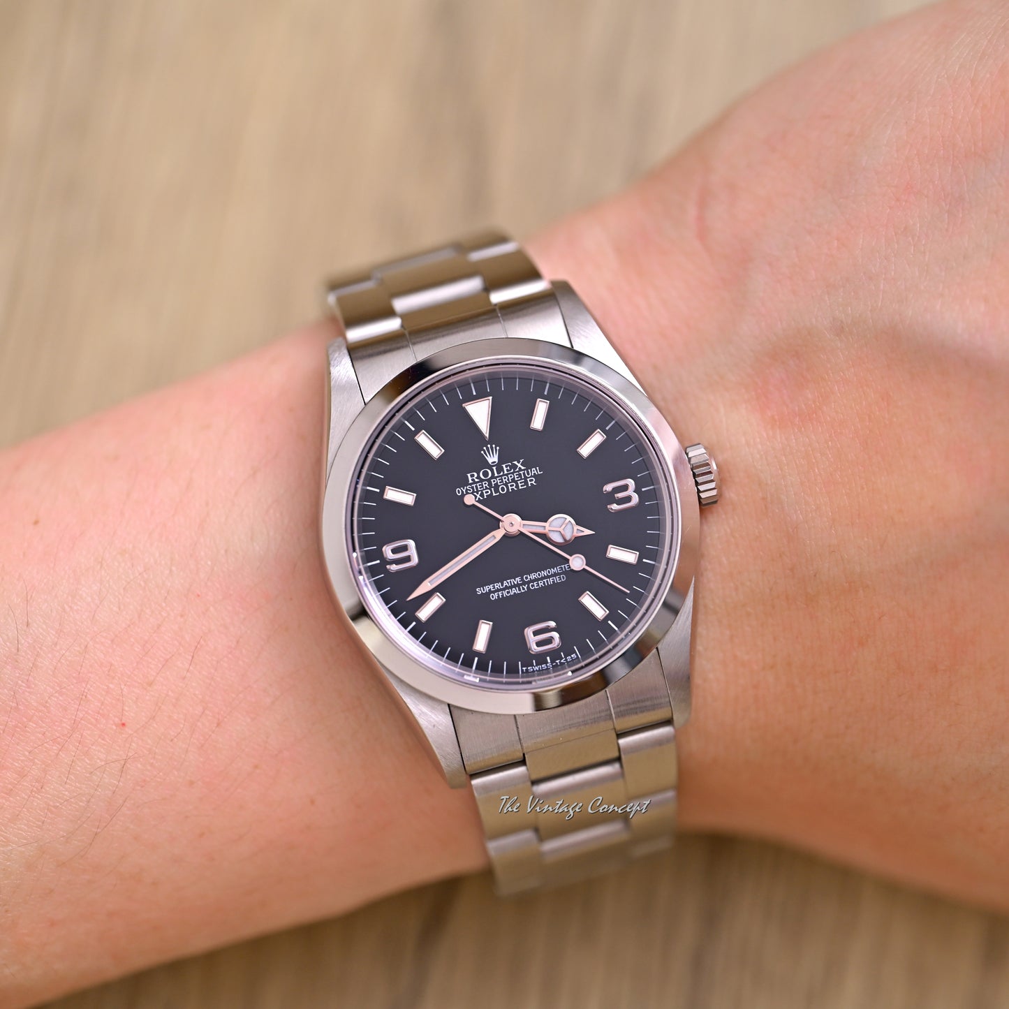 Rolex Steel Explorer I w/ Oyster Bracelet Ref. 14270