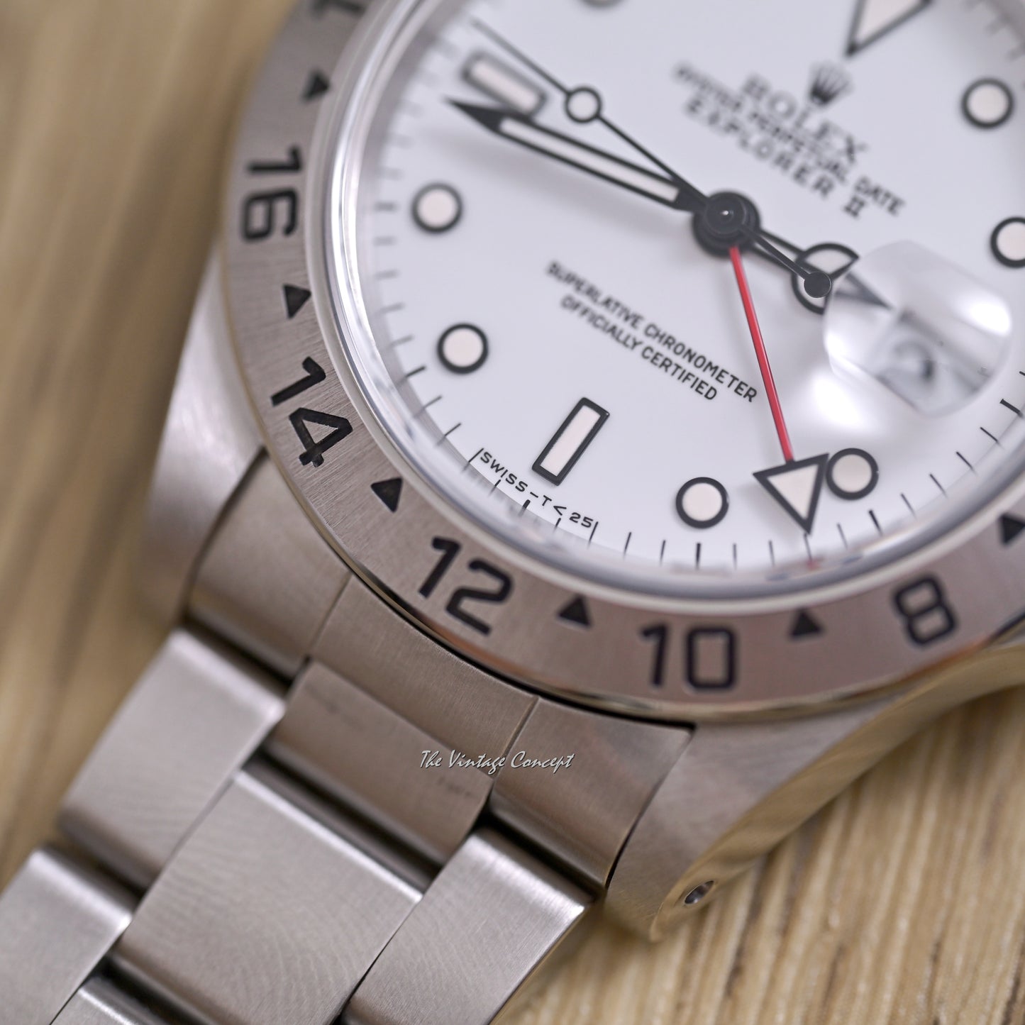 Rolex Steel Explorer II White Dial w/ Original Paper & Booklet Ref. 16570