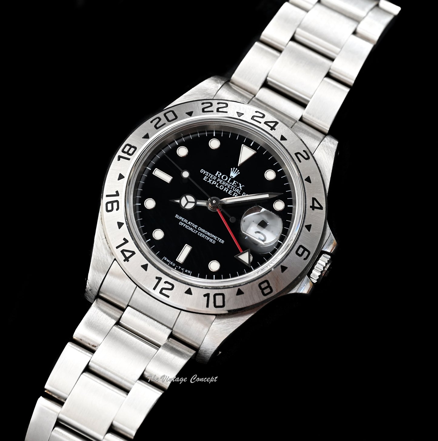 Rolex Explorer II Black Dial 16570 w/ Original Paper