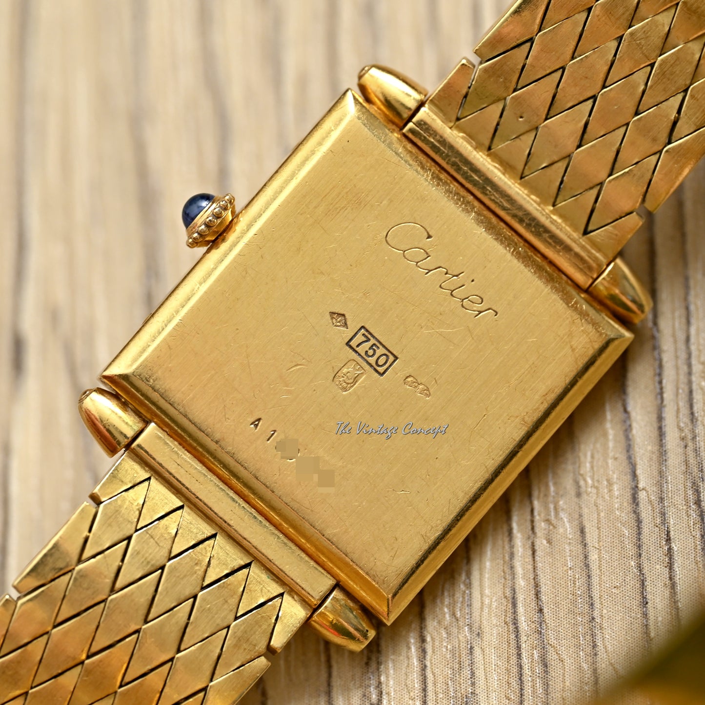 Cartier 18K Yellow Gold Obus Jumbo w/ Yellow Gold Braclet