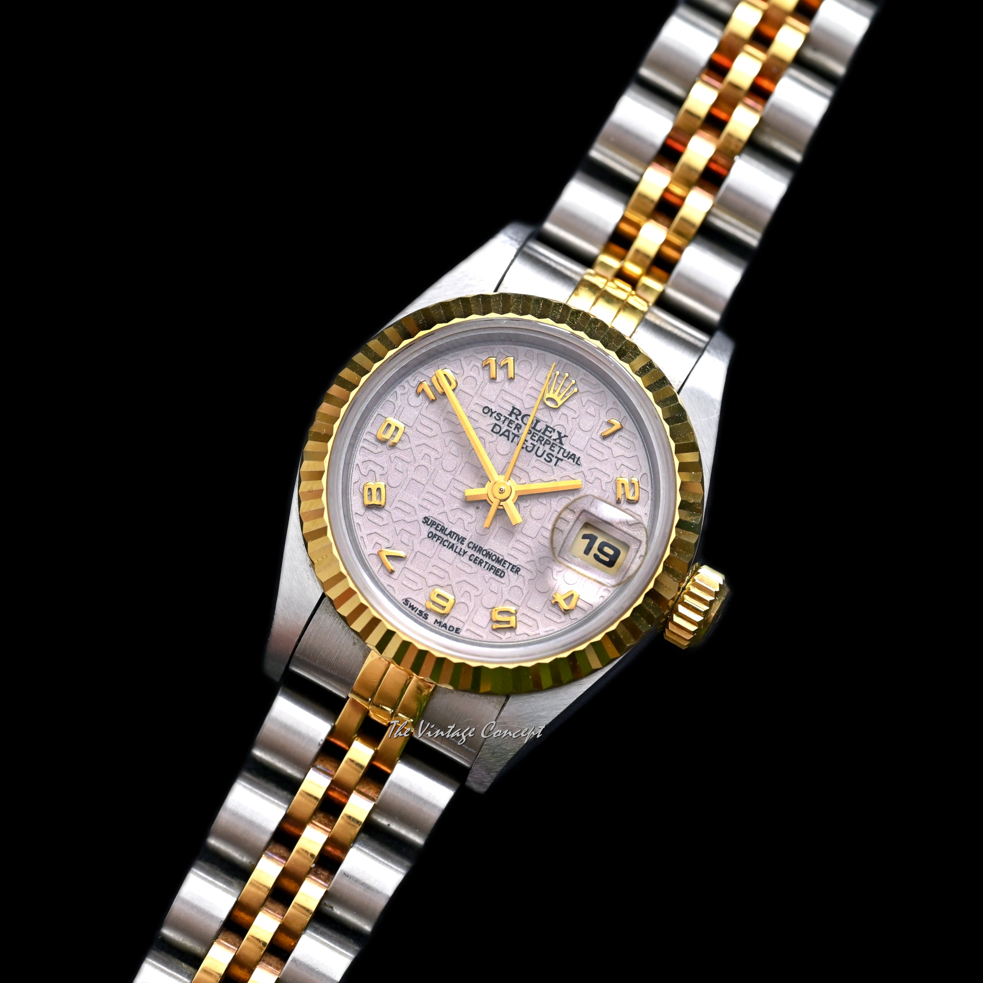 Rolex Two-Tones Lady Datejust Computer Dial with Arabic Indexes w/ pap ...