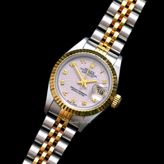 Rolex Two-Tones Lady Datejust Computer Dial with Arabic Indexes w/ paper Ref. 69173