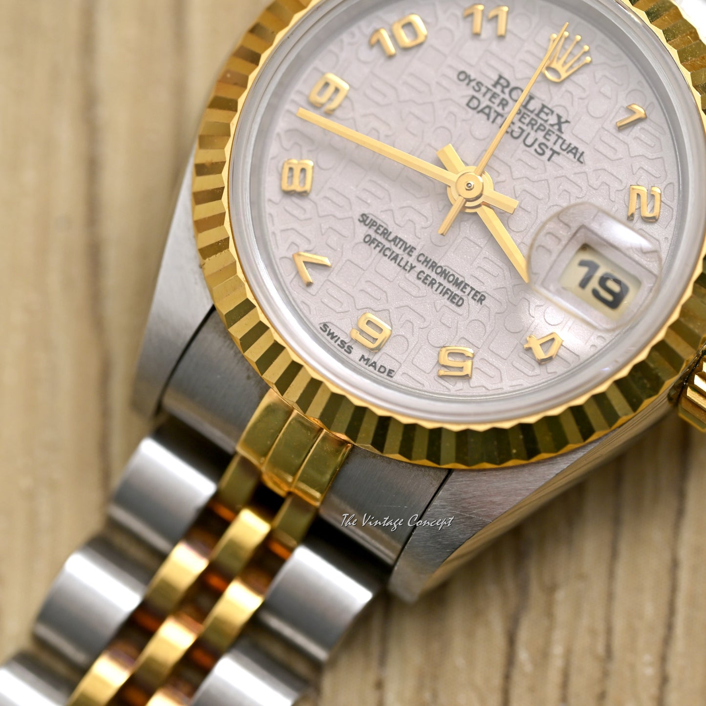 Rolex Two-Tones Lady Datejust Computer Dial with Arabic Indexes w/ paper Ref. 69173