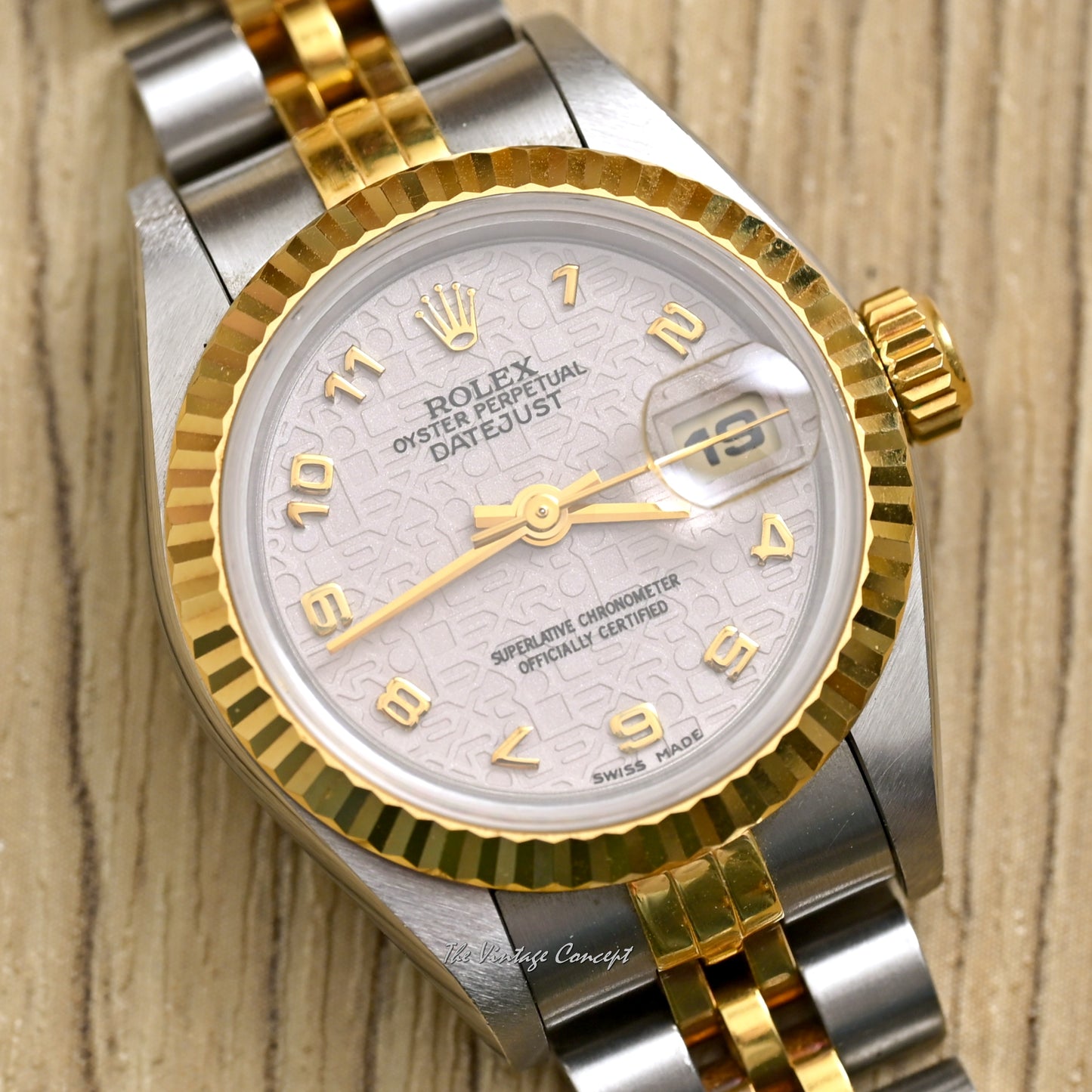 Rolex Two-Tones Lady Datejust Computer Dial with Arabic Indexes w/ paper Ref. 69173