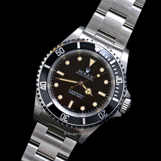 Rolex Steel Submariner No Date w/ Box & paper Ref. 14060