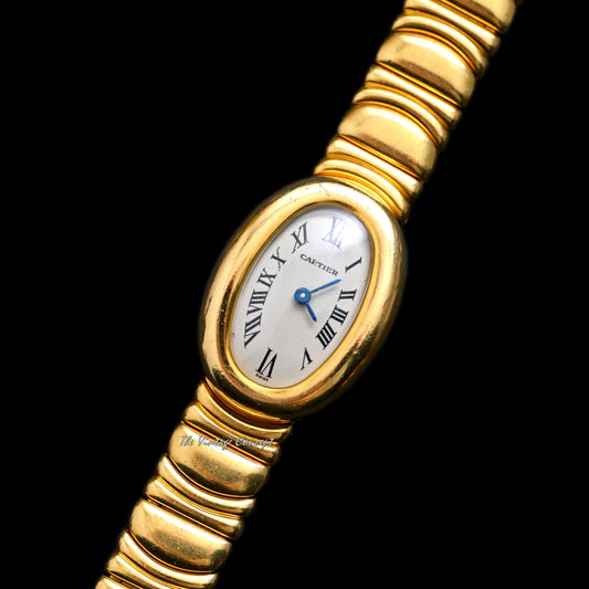 Cartier 18K Yellow Gold Mini Baignoire Swiss Dial Quartz Ref. 2368