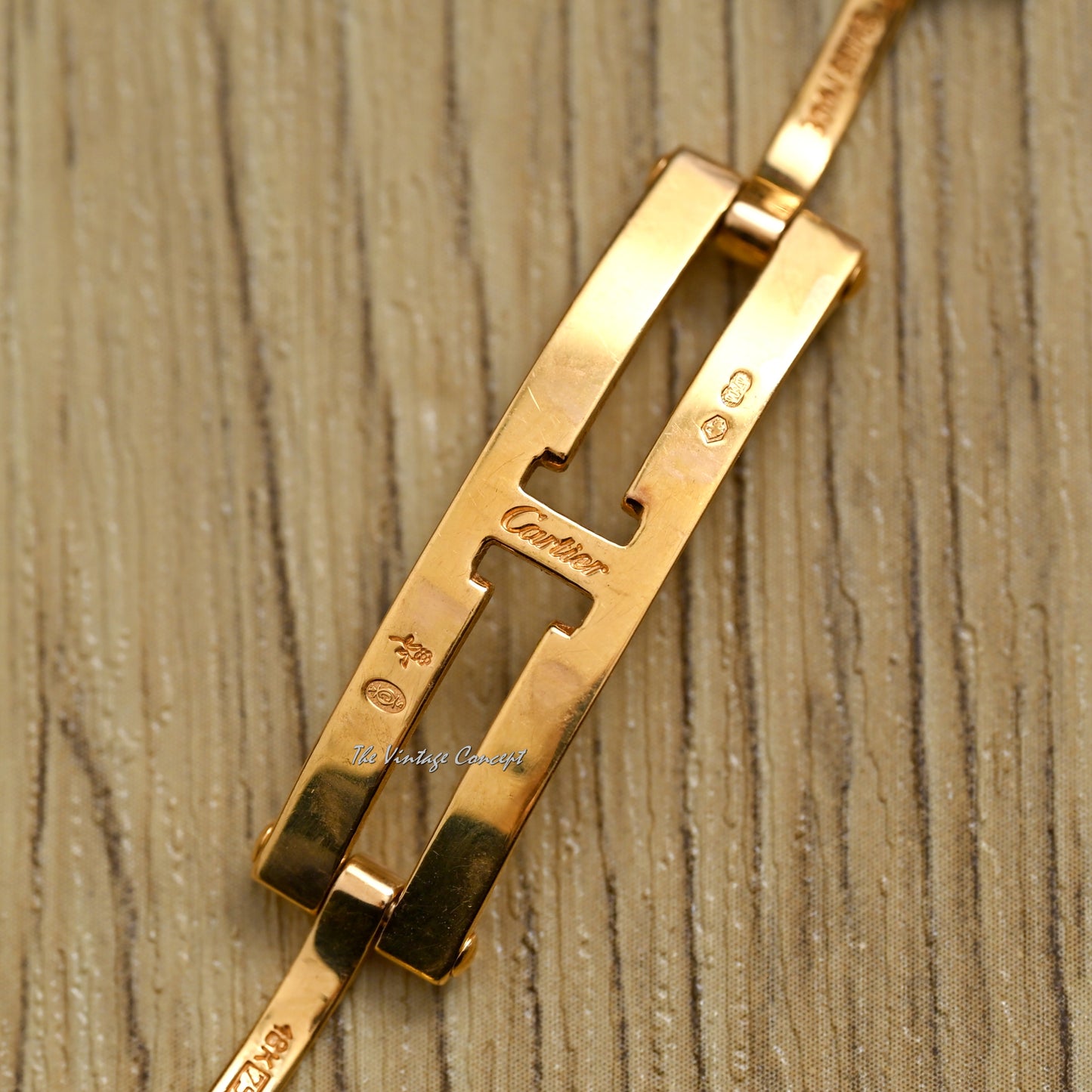 Cartier 18K Yellow Gold Mini Baignoire Swiss Dial Quartz Ref. 2368