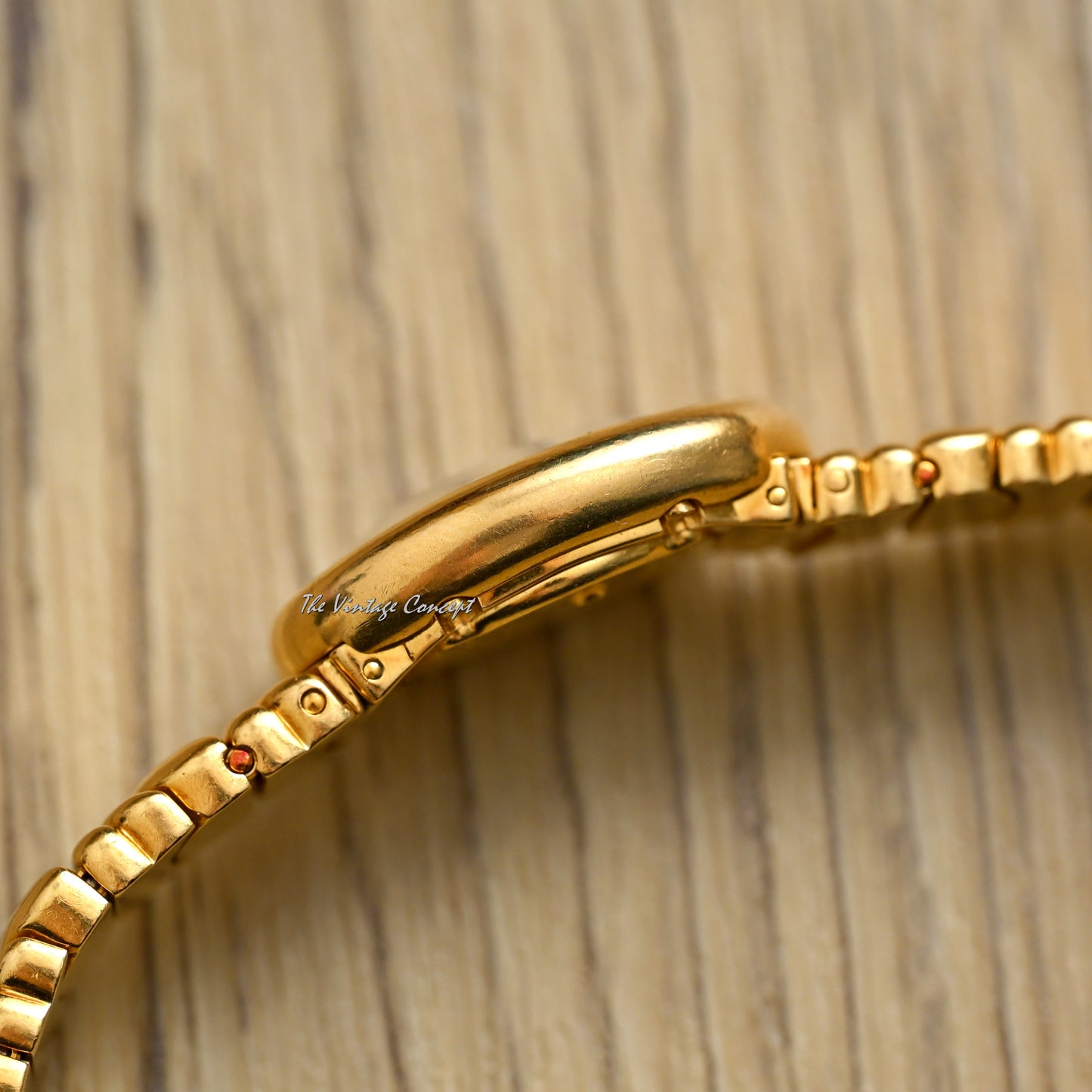 Cartier 18K Yellow Gold Mini Baignoire Swiss Dial Quartz Ref. 2368