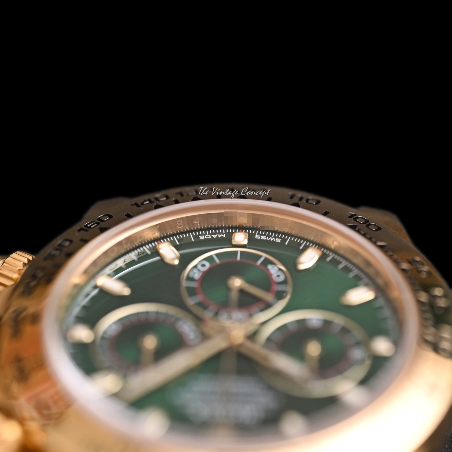 Rolex 18K Yellow Gold Daytona Green Dial “John Mayer” w/ full set Ref. 116508