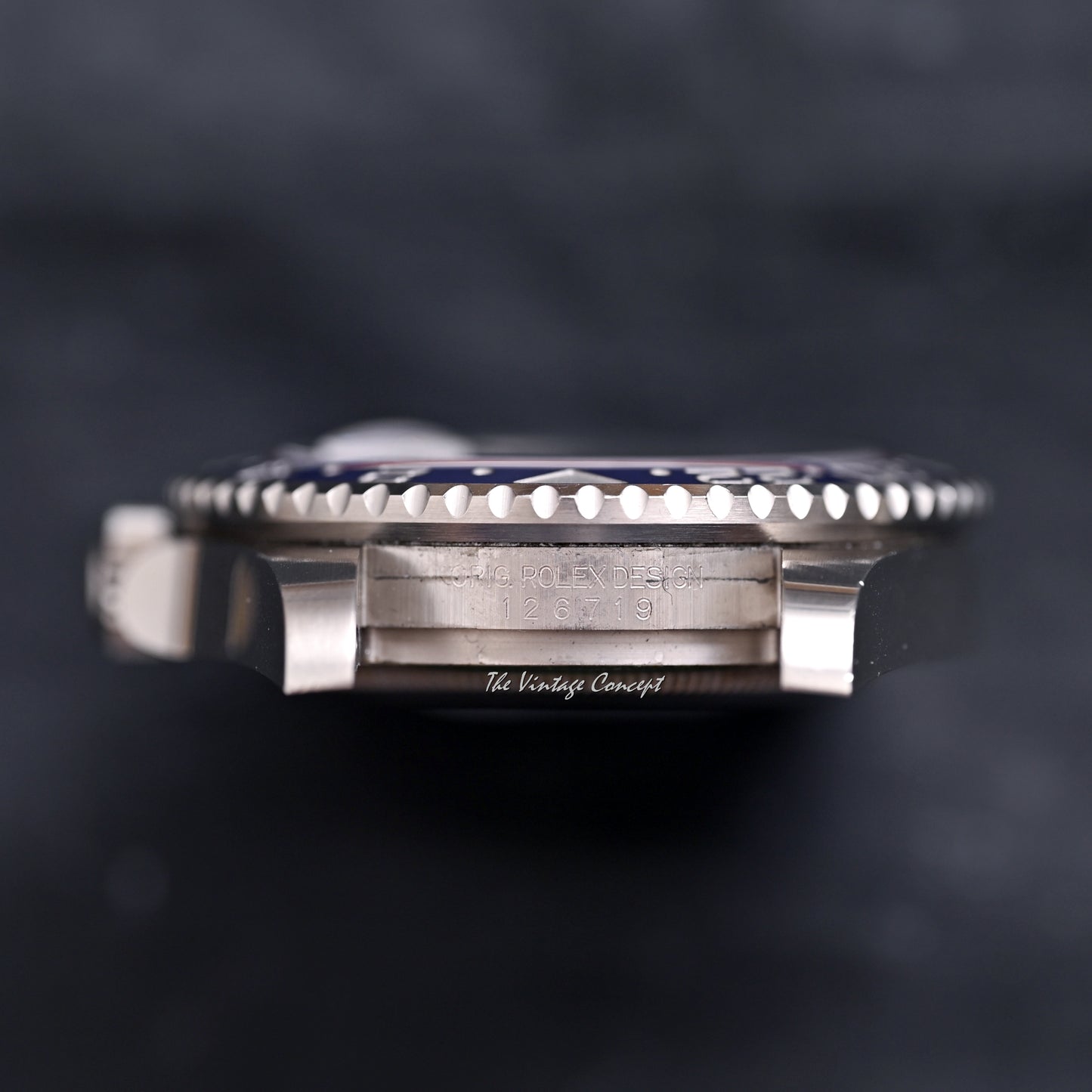Rolex 18K White Gold GMT-Master II “Pepsi” Meteorite Dial from 2021 w/ full set Ref. 126719BLNO