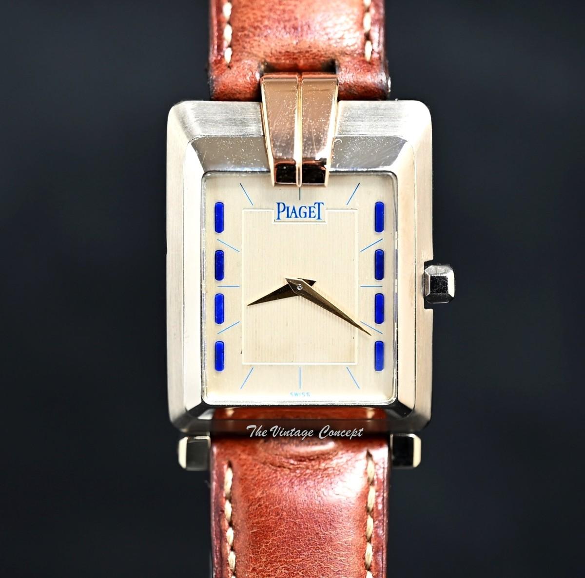 Piaget 18K Two Tone Cream Dial Manual Wind Polo Watch Ref 91100  (SOLD)