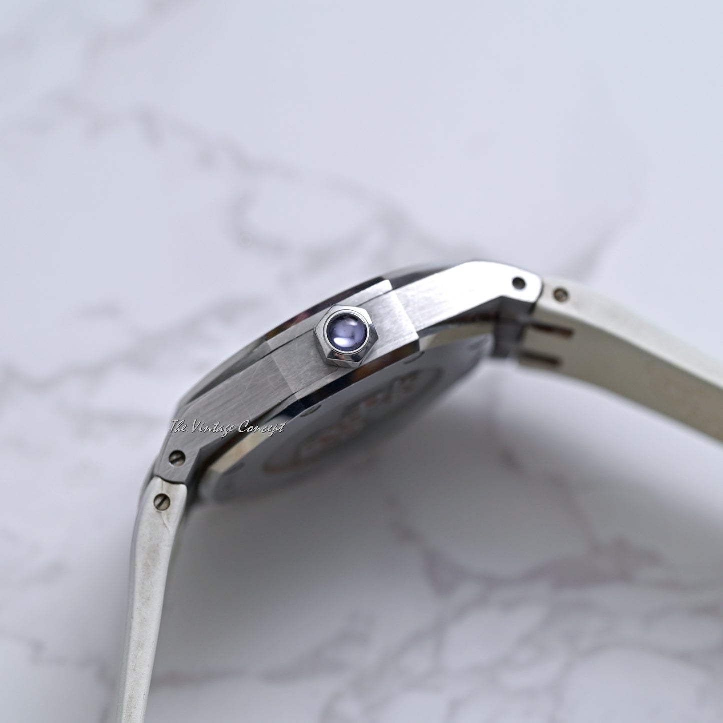 Audemars Piguet Steel Royal Oak Ice Blue Dial with Diamond Bezel Automatic Ref. 77321