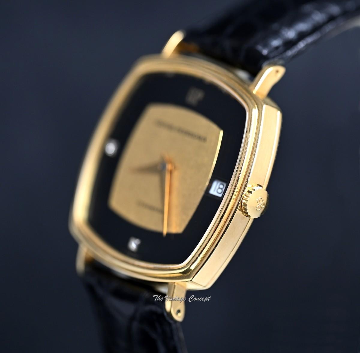 Girard-Perregaux 18K Yellow Gold Black & Gold Dial w/ Diamonds Automatic w/ Original Guarantee