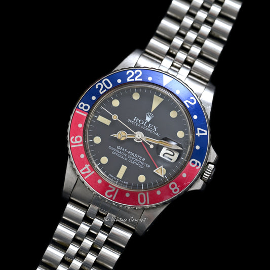 Rolex Steel GMT-Master Pepsi Matte Dial w/ Jubilee Bracelet Ref. 1675
