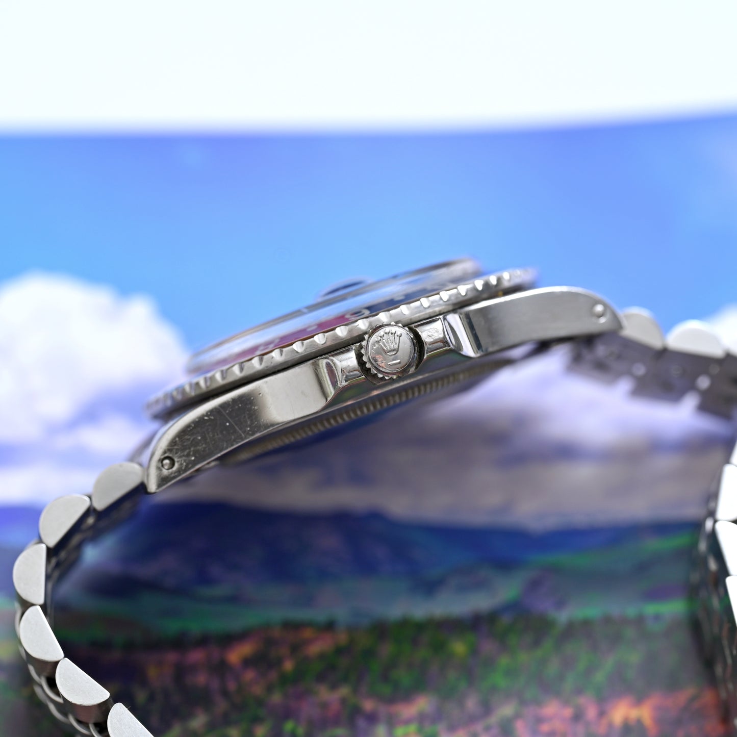 Rolex Steel GMT-Master Pepsi Matte Dial w/ Jubilee Bracelet Ref. 1675