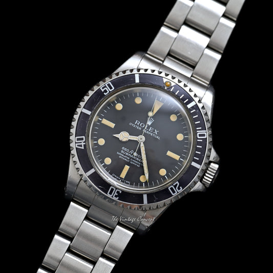 Rolex Steel Submariner Four line Matte Dial Ref. 5512
