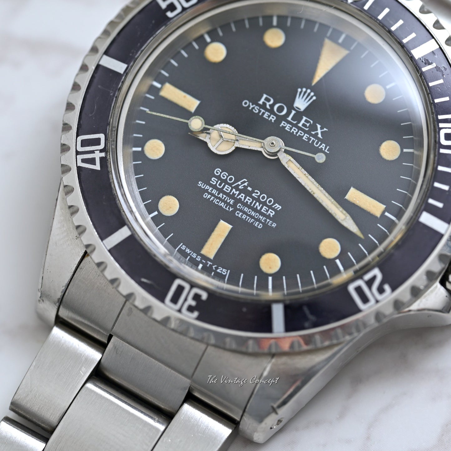 Rolex Steel Submariner Four line Matte Dial Ref. 5512