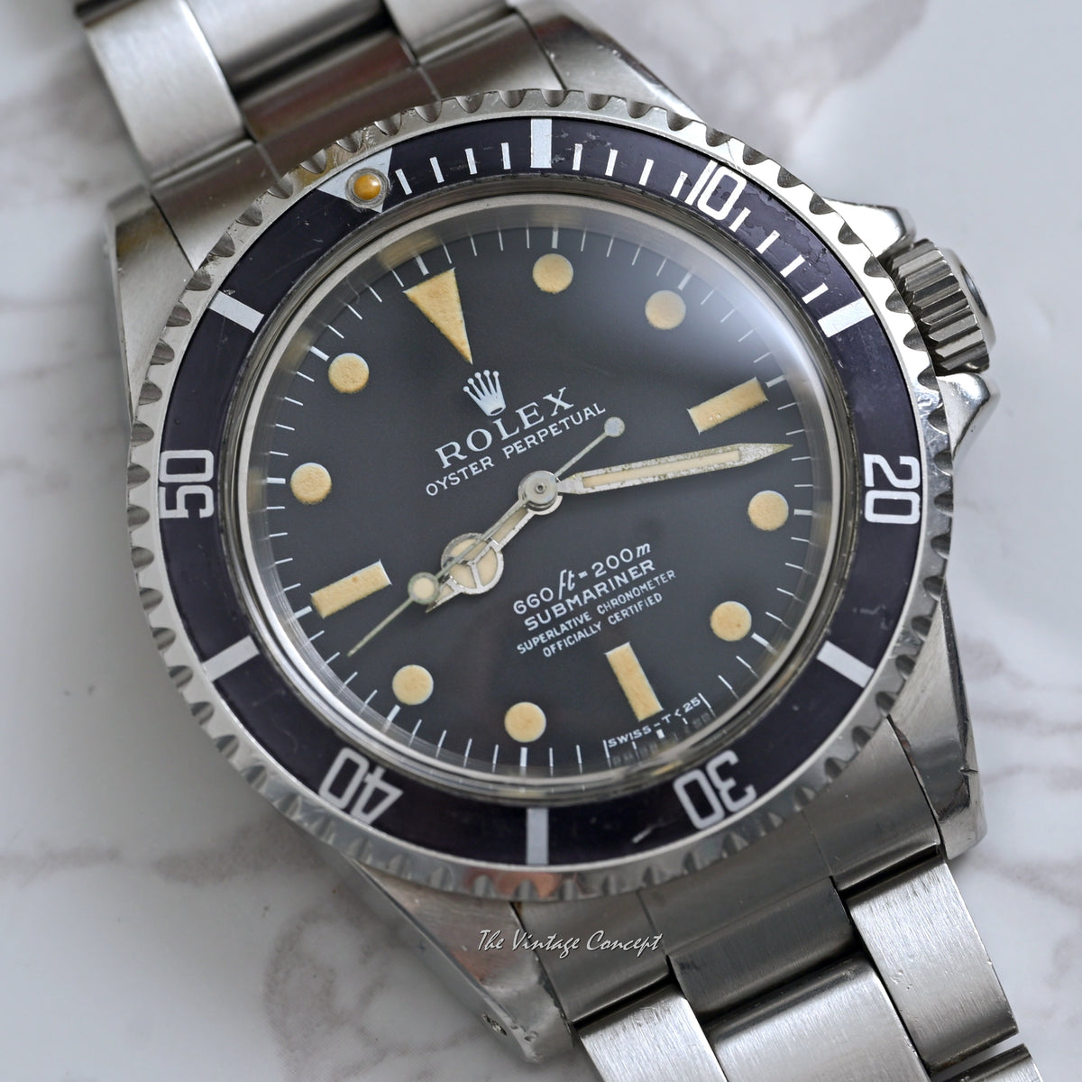 Rolex Steel Submariner Four line Matte Dial Ref. 5512 – The Vintage Concept