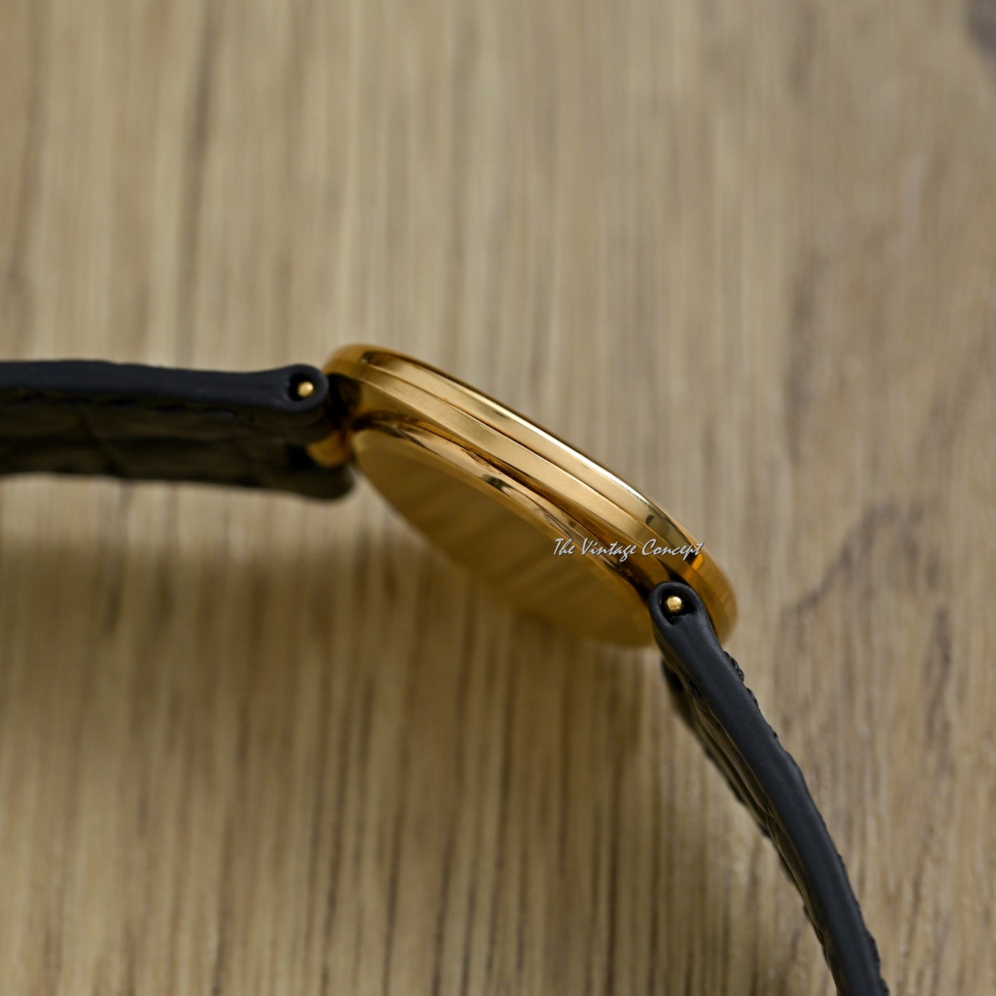 Patek Philippe 18K Yellow Gold Ellipse Beyer Blue Dial Manual Wind w/ Box & paper Ref. 3848J